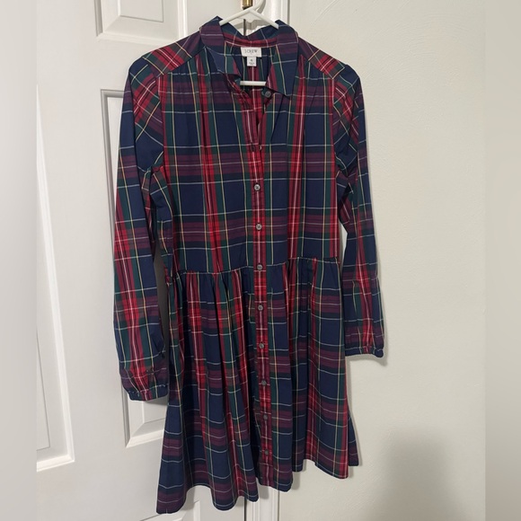 J. Crew Holiday Plaid Dress - Picture 1 of 3